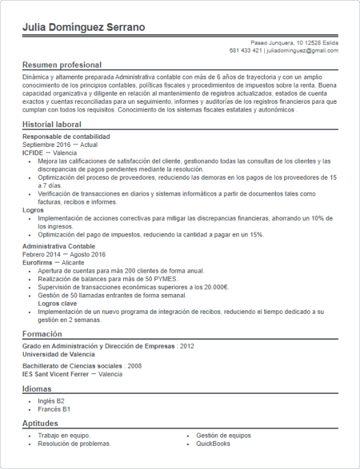 Plantillas de Curriculum Vitae. 23 modelos para tu CV