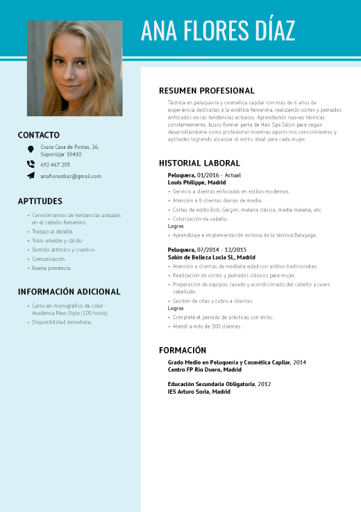 Formato de Hoja de Vida: +23 Formatos para Descargar