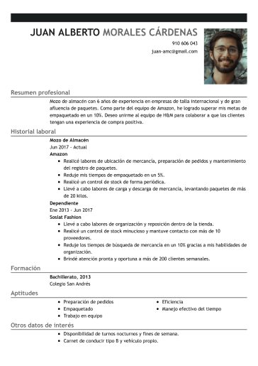 Plantilla de carta de presentación básica 2