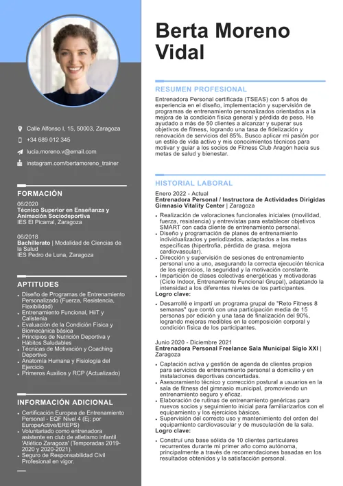 ejemplo de currículum con voluntariado