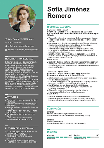 Elegir plantilla de LiveCareer 3