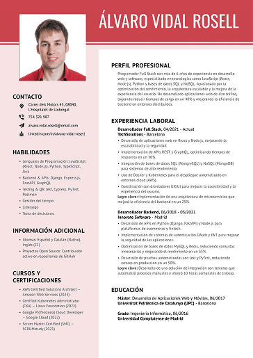 Elegir plantilla de LiveCareer 6