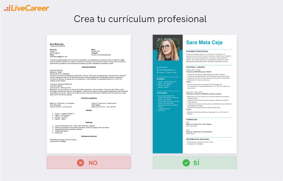Currículum de Traductor: Ejemplos y Guía Completa