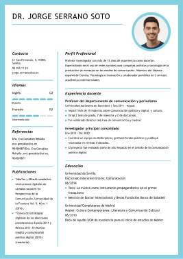 Formato moderno hoja de vida 8