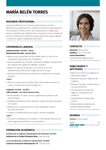 Formato de hoja de clásica 4