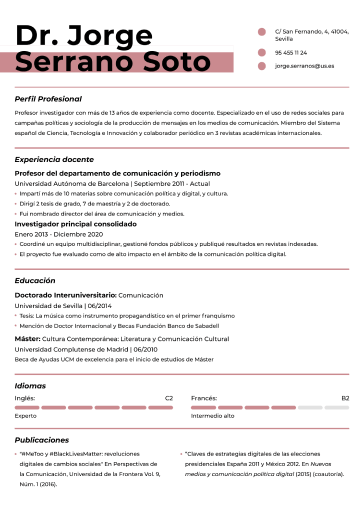 Formato de hoja de moderna 4