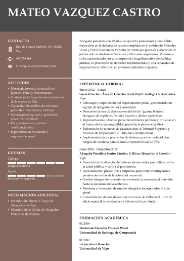 Formato de hoja de profesional 5