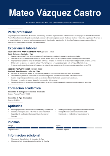 Formato de hoja de profesional 4