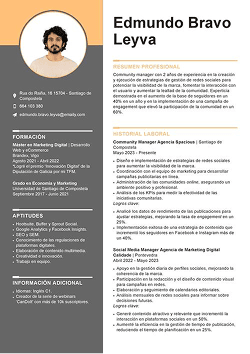 Currículum para Community Manager