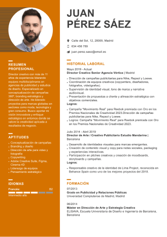 Plantillas de curriculum vitae de LiveCareer 1
