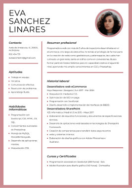 Plantillas de currículum modernas 4