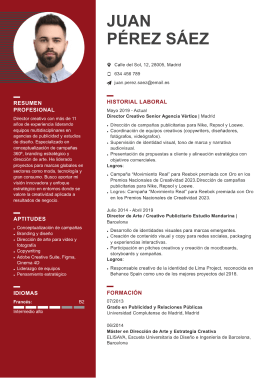 Plantillas de currículum originales 3