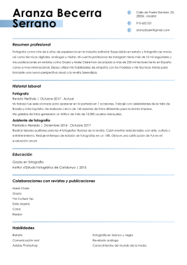 Plantilla de CV por profesión 2
