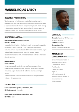 Plantilla de CV por profesión 5