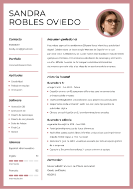 Plantilla de CV por profesión 6