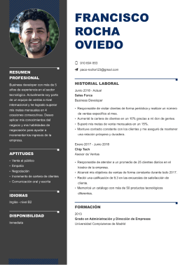 Plantilla de CV por profesión 8