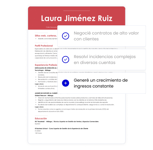 Frases para curriculum vitae